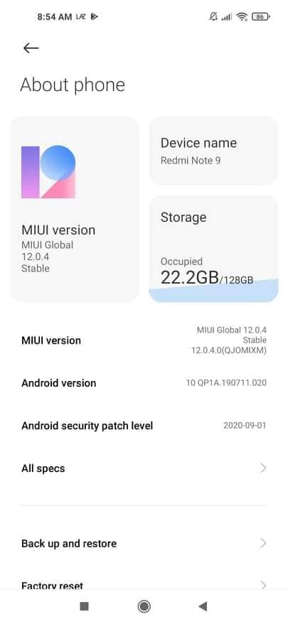 Redmi 10x china rom converted to redmi note 9 global rom photo 2