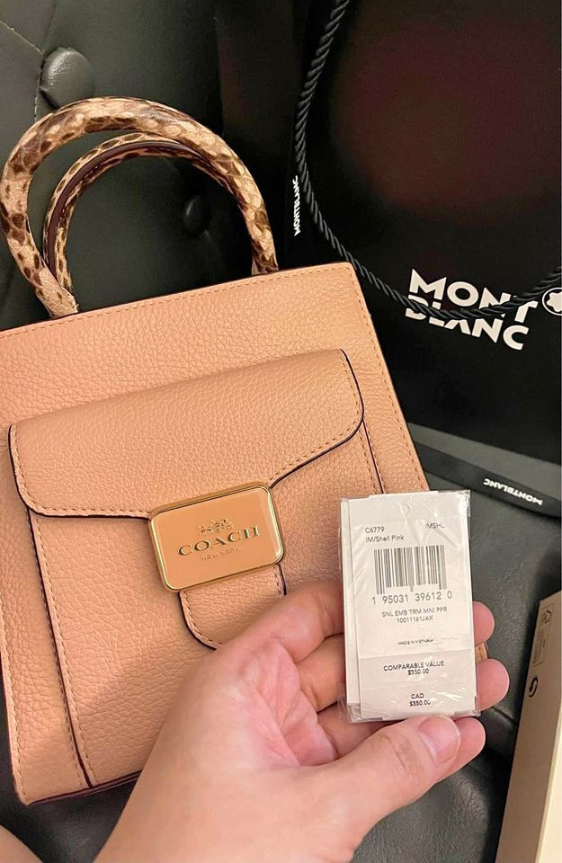 Coach Mini Pepper in Blush Pink photo 2