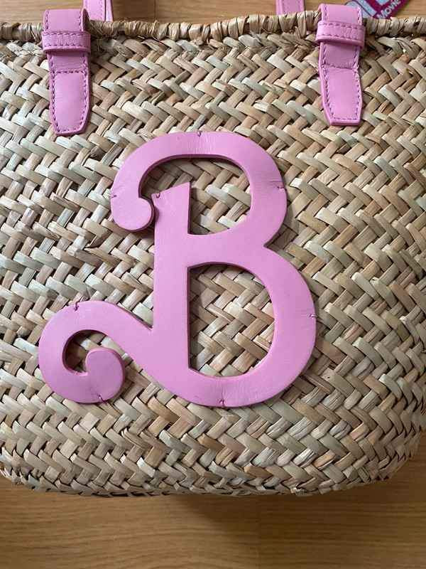 Zara x Barbie The Movie Raffia Bag photo 3