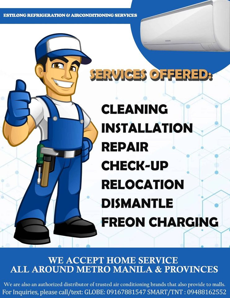 SPLIT TYPE AIR-CONDITIONING FREE INSTALLATION (COD) FOR SALE!